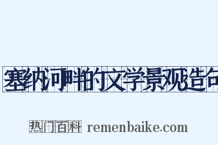 塞纳河畔的文学景观造句是什么意思的图片